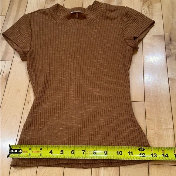 Intimately Free People Brown Ribbed Top - Picture 6 of 8